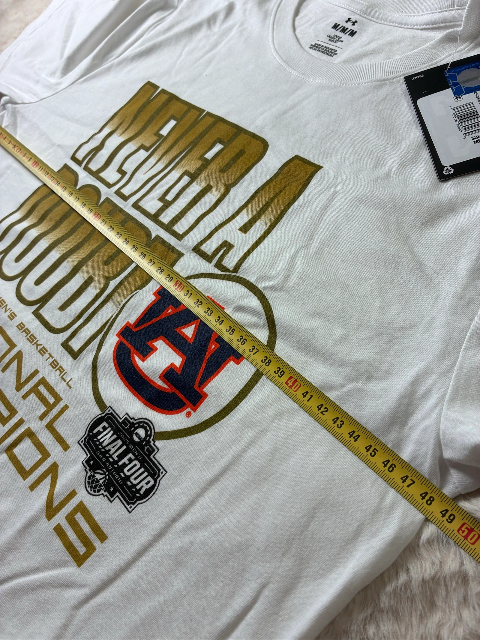 T-shirt Under Armour Auburn Tigers "Campeones Nacionales" - NUEVO - Talla M – photo 6